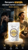 💛 Vitamina D3 + K2 – Soporte Completo para Huesos, Defensas y Corazón ☀️