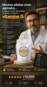 💛 Vitamina D3 + K2 – Soporte Completo para Huesos, Defensas y Corazón ☀️