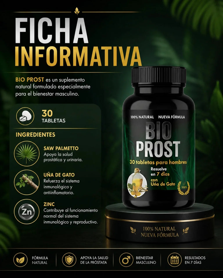🚀BIO PROST NACIONAL (CON REGISTRO SANITARIO) PREMIUN