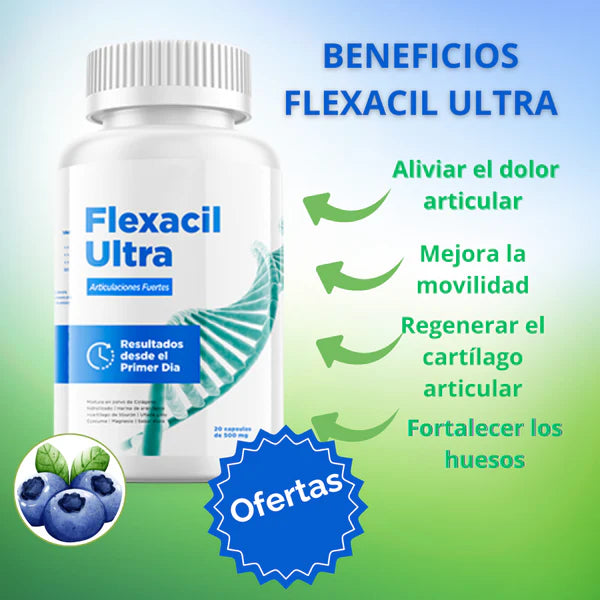 ⭐Flexacil Ultra para el Dolor Articular, Lumbar y Muscular⭐