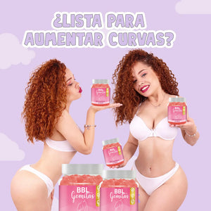 GOMITAS BBL PARA EL AUMENTO DE GLUTEOS Y BUSTO