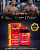 MegaRed Omega 3s® – Impulsa tu testosterona y energía natural con Aceite de Krill de alta pureza.
