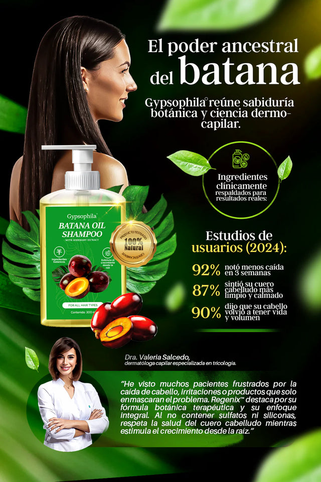 SHAMPOO DE BATANA-CRECIMIENTO DEL CABELLO