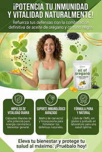 CAPSULAS ACEITE DE OREGANO-ELIMINA EL HONGO CANDIDA