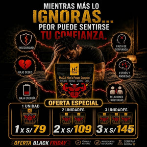 🔥 MACA MEN'S POWER COMPLEX – ENERGÍA, VITALIDAD Y RENDIMIENTO MASCULINO