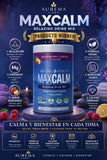 MAX CALM® Bebida Relajante de Magnesio Calma, descanso y bienestar en cada vaso.