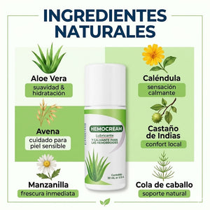🌿👨‍🔬RECUPERA TU COMODIDAD ÍNTIMA DESDE LA PRIMERA APLICACIÓN CON HEMOCREAM🌿✨