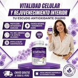 ✅ Resveratrol Complex – Potente antioxidante para apoyar tu salud celular y cardiovascular✨