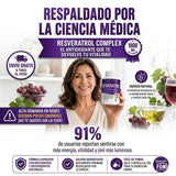 ✅ Resveratrol Complex – Potente antioxidante para apoyar tu salud celular y cardiovascular✨