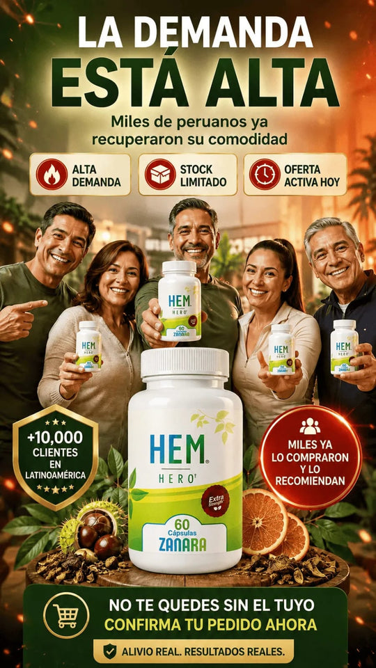 HEM Hero+ Extra Strength | Fórmula de Apoyo para el Bienestar Hemorroidal promocion 3 x 100-cada frasco contiene 60 capsulas