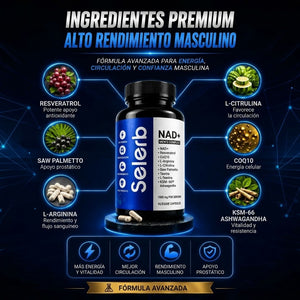 🔥 SELERB NAD | ENERGÍA, RESISTENCIA Y RENDIMIENTO MASCULINO