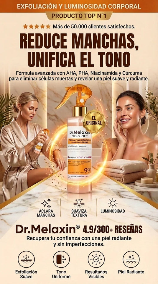 Dr. Melaxin – Exfoliante Corporal para una Piel Más Uniforme y Luminosa