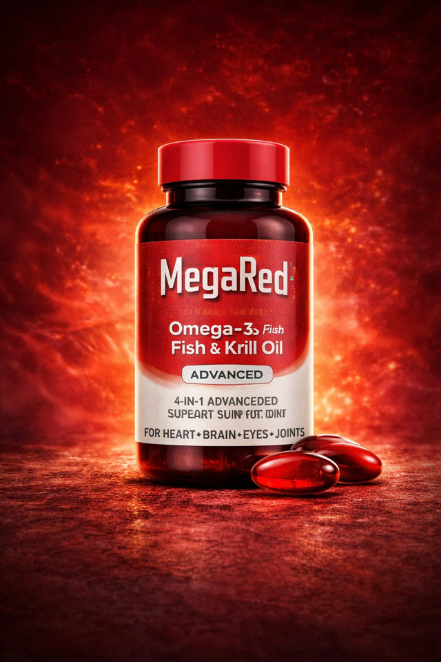 MegaRed Omega 3s® – Impulsa tu testosterona y energía natural con Aceite de Krill de alta pureza.