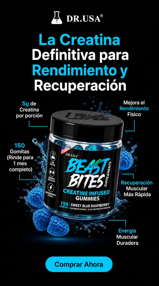 Beast Bites - Gomitas de Creatina Monohidratada (150 gr)