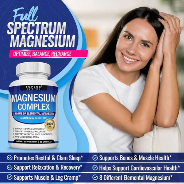 🧲 Magnesio Complex™ 8 en 1