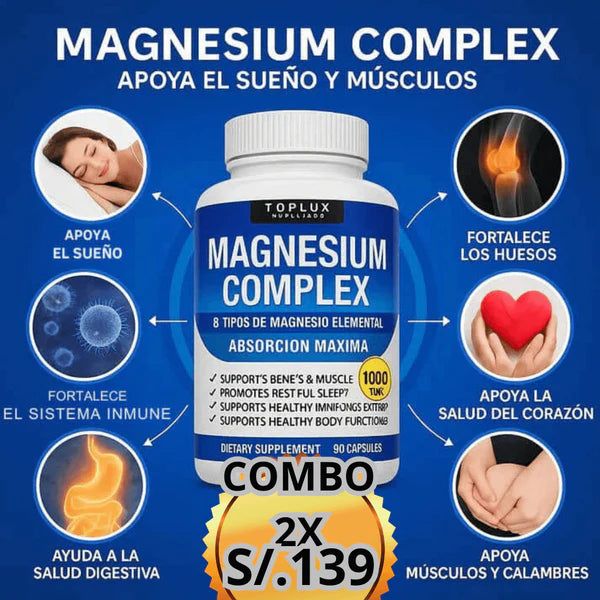 🧲 Magnesio Complex™ 8 en 1