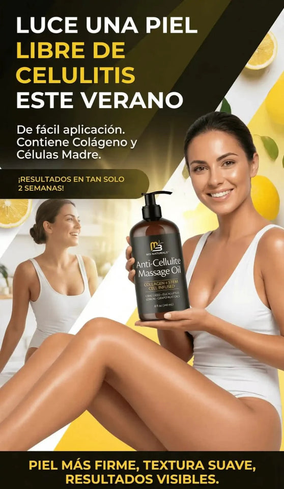 NATURALS: ACEITE PARA ELIMINAR LA CELULITIS CON COLÁGENO HIDROLIZADO + CÉLULAS MADRE VEGETALES-PREMIUM⭐⭐⭐⭐⭐