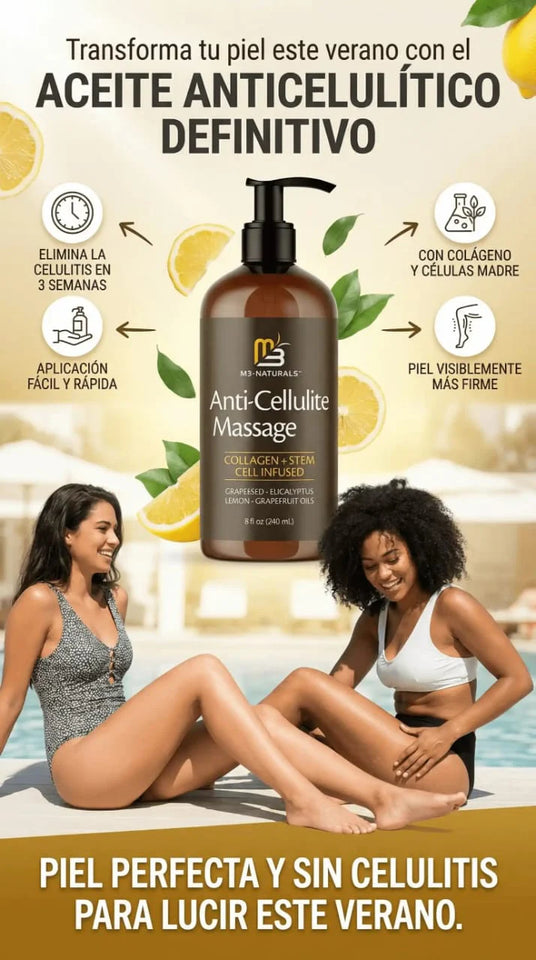 NATURALS: ACEITE PARA ELIMINAR LA CELULITIS CON COLÁGENO HIDROLIZADO + CÉLULAS MADRE VEGETALES-PREMIUM⭐⭐⭐⭐⭐