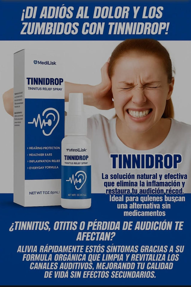 TINNIDROP SPRAY LIMPIADOR DE OIDOS-ORIGINAL