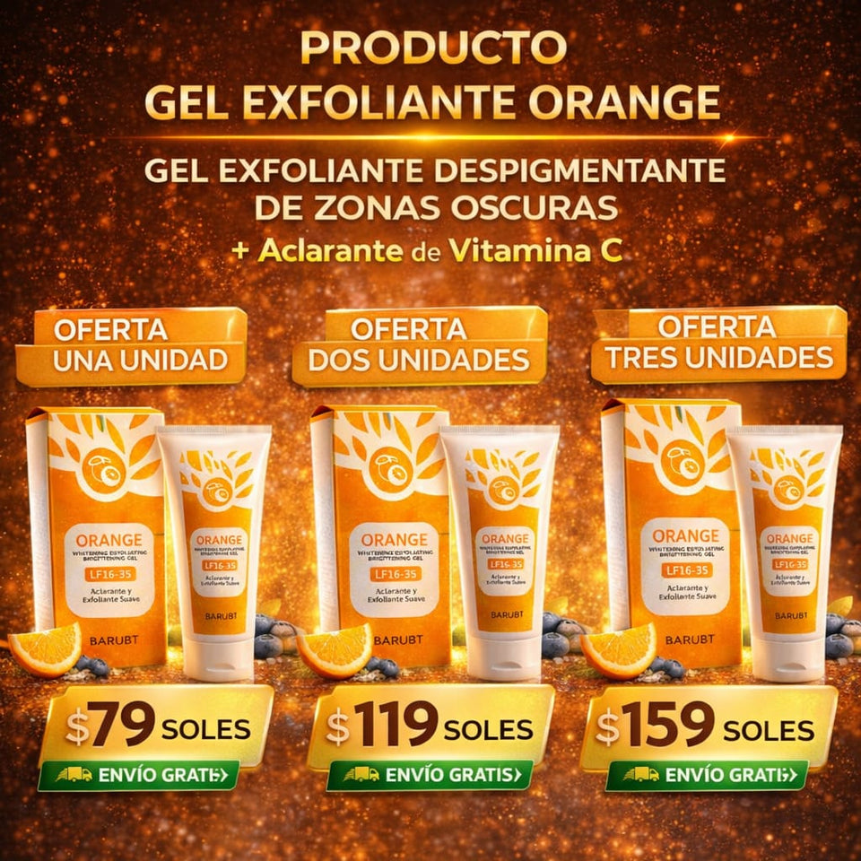 EXFOLIANTE ORANGE - CON ARROZ